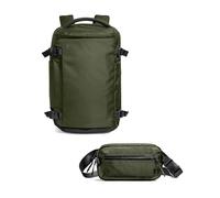 tomtoc Travel Backpack 40L with a X-pac Travel Crossbody Bag RFID Blocking