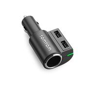 TomTom Fast Multi-Charger. Charger type: Auto Power source type: Cigar lighter Charger compatibility: Universal USB 2.0 ports quantity: 2. Product colour: Black