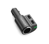 TomTom Fast Multi-Charger. Charger type: Auto Power source type: Cigar lighter Charger compatibility: Universal USB 2.0 ports quantity: 2. Product colour: Black