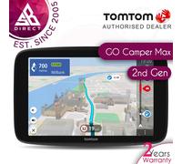 TomTom GO Camper Max 2nd Gen Campervan and Caravan Sat Nav