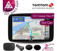 TomTom Campervan and Caravan Sat Nav GO Camper Max 2nd Premium Pack (7" screen with camper&caravan POIs, updates via Wi-Fi, TomTom Traffic, saving vehicle profiles, world maps, premium accessories)