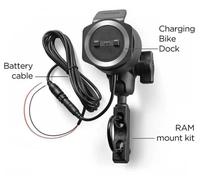 TomTom Ram 15 motorcycle mount for Rider 450 and Rider 550 black