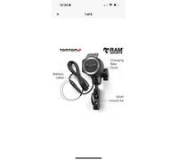 TomTom Ram 15 motorcycle mount for Rider 450 and Rider 550 black