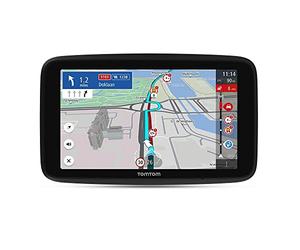 TomTom Truck Sat Nav GO Expert, 6 Inch HD Screen, with Custom Large Vehicle Routing and POIs, Traffic Congestion Thanks to TomTom Traffic, World Maps, Live Restriction Warnings, Quick Updates Via WiFi