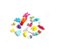 TomToy Double-Sided I Spy Trinkets for I Spy Bag, I Spy Bottle, Mixed Miniatures, Small Buttons, Beads, Charms and Objects, 1-3cm, Set of 20 trinkets