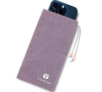 TOMUM EMF Shield Sleeve for Cell Phone - EMF Protection Smartphone Pouch - Anti EMP Bag - Signal Blocking Case for Radiation EMF EMP 5G RFID (Grey)
