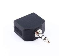 Tomvorks 1 to 2 Headphone Adapter Stylish Double Adapter Splitter for Music Lovers 3.5mm Dual Headphone Connector 1 Unit