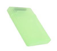 Tomvorks 2.5in Hard Disk Storage Box Anti-Static Protective Case for HDD/SSD ABS Material with Vibration Protection (Green)