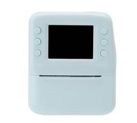 Tomvorks 48MP High Res Kids Camera, Instant Print, Fun Frames, Music, Games, HD Video, 32GB Card, for Xmas, Birthday, Family with Activities (Blue)