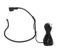 Tomvorks 6.35mm Earhook Microphone Dynamic Adjustable Headset for Singing Teaching Lectures Portable Black 16.4ft
