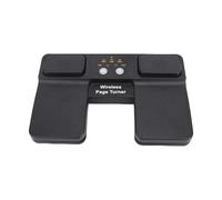 Tomvorks Advanced BT Wireless Page Turning Pedal for Music Tablets Stable Non-Slip Design Rechargeable ABS Black