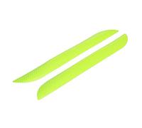 Tomvorks Car Safety Reflective Decal, 2pcs Self Adhesive Light Reflective Warning Stickers, Bright Colors for Night Driving, and Sturdy for Cars with 5 Color Options, Improved Visibility (Green)