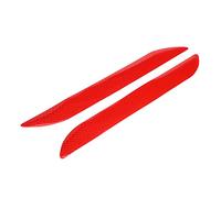 Tomvorks Car Safety Reflective Decal, 2pcs Self Adhesive Light Reflective Warning Stickers, Bright Colors for Night Driving, and Sturdy for Cars with 5 Color Options, Improved Visibility (Red)
