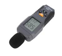 Tomvorks Digital Sound Level Meter with Clear Backlit Display for Real-Time Noise Data, Professional Noise Meter for Factories, Schools, Plastic Material