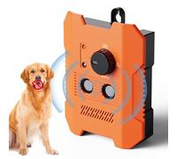Tomvorks Dog Bark Deterrent Devices, Rechargeable Anti-Barking Control Tool with 3 Modes, Portable Ultrasonic Bark for Outdoor/Indoor Training, Stops Barking Without Harm, LED Indicator