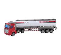 Tomvorks Educational Durable 1/48 Pull Back Truck Model for Construction Vehicle Enthusiasts (Flat Head Pull Back Oil Tanker)