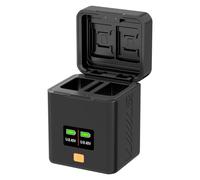 Tomvorks ENEL25A Battery Charger Storage Box with OLED Screen PD Fast Charging Compatible Z50 Z30 Z FC Cameras