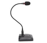 Tomvorks Gooseneck Condenser Microphone Flexible for Clear Sound Broadcasting Lectures Conference with Adjustable Design 6.35mm Wired