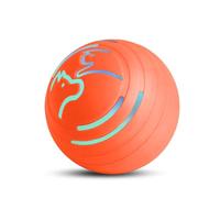 Tomvorks Interactive Vibrating Dog Ball with Colorful Light 4 Working Modes Moves On Its Own to Keep Dogs Busy Safe TPU Durable 2.2in Automatic Shaking Toy Ball (Orange)