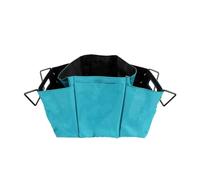 Tomvorks Ladder Tool Pouch Sturdy Multi-Pocket Tool Organizer for Step Ladders 600D Oxford Cloth Light Blue