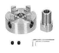 Tomvorks Lathe Chuck Self-Centering for Turning Machine Compact and Efficient for Industrial Parts Workers Zinc Alloy+Stainless Steel (4 jaws-8mm)