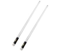 Tomvorks LED Light Up Drumsticks, 15 Gradient Colorful Lights, USB Rechargeable Drumsticks for Rock Bands, Party, Street Performance and More with ON/OFF Switch