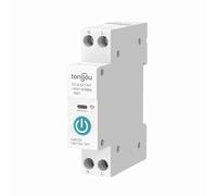 Tomvorks PA66 Flaming Retardant Wifi Circuit Breaker Control Switch for Intelligent Timed Lighting (25A)