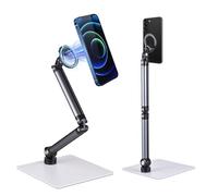 Tomvorks Premium Metal Magnetic Phone Holder, Flexible Arm, Stable Magnetic Phone Holder, Live Streaming 14/13, Orange Mini Key