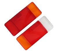 Tomvorks Rear Tail Light Housing Cover Pair, Red/Orange/White Replacement for Iveco Eurocargo Daily Trucks, Left and Right Side Fitment