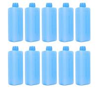 Tomvorks Reusable Ice Packs for Portable Air Conditioners Efficient Cooling Solution for Camping Office 10 Pack 4.5x1.6" Size (Blue)