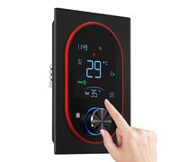Tomvorks Smart WiFi Thermostat with Adjustable Knob for Home AC Control 5+1+1 Programming Manual Auto Mode for House (Electric heating without wifi)