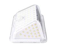 Tomvorks Solar Lights Outdoor Garden LED Human Body Sensor Lamp for Patio Garage Balcony (White)