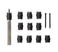 Tomvorks Spot Weld Cutter Set High-Speed Metal Cutting Tool for Spot Welding on Thin Metal Sheets Steel 13Pcs 3/8" Remover Drill Bits