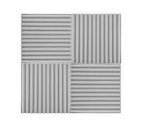 Tomvorks Studio Acoustic Foam Soundproof Panels 12/24pcs 30 * 30 * 2.5cm, with 3 Color Choices, Suitable for Home Studios with Better Sound Absorption Performance for Better Recording (12pcs)