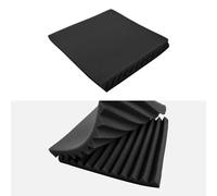 Tomvorks Studio Acoustic Foam Soundproof Panels 12/24pcs 30 * 30 * 2.5cm, with 3 Color Choices, Suitable for Home Studios with Better Sound Absorption Performance for Better Recording (24pcs)