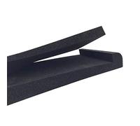 Tomvorks Studio Monitor Isolation Foam Pads, High Density 2 Sets Angled Design for Max. 11 * 7.4 Inch Usable Area, with Reduces Vibrations for Excellent Sound
