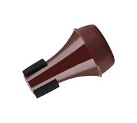 Tomvorks Trumpet Silencer Made of ABS Plastic Reduces the Volume, Intuitively Designed Practice Silencer for Small Trumpet Players, Ideal for Beginners (Brown)