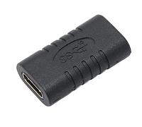 Tomvorks Type C Female to Type C Female Coupler, Lightweight Mini Adapter for Pro, S8, 6P, PVC Material, 1 Unit