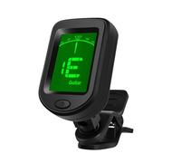 Tomvorks Violin Tuner Clamp/Stand, Digital Ukulele Tuner, Type C Rechargeable, ABS Material, 360 Degree Rotating LCD Screen, Ideal for Music Enthusiasts