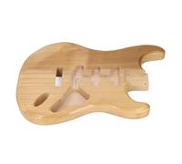 Tomvorks Walnut Wood Unfinished Electric Guitar Body, Crafted By Artisans for Customization with Triple Single Pickup Hole Guitar, Guitar Parts