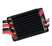 Tomvorks Waterproof Brushed Motor, 320A Brushed Electronic Speed Controller For RC Ship Boat Car Model RC Car Accessories, Automatically Find the Center Position, High Frequency Drive