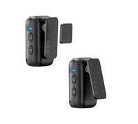 Tomvorks Wireless Lavalier Microphone with AI Noise Reduction for Video Interviews, Streaming and Conferences: 2 Transmitters and 1 Receiver (BOYAMIC 2-02)