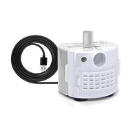 Tomxcute Replacement Pump for Cat Water Dispenser, Compatible 108oz/3.2L and 135oz/4.0L Automatic Stainless Steel Pet Fountain, Super Quiet Dog Fountain Water Pump - White