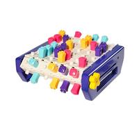 TOMY 5 Trax Move | Five-in-a-row Game of Strategy, Memory, and Luck |2 to 4 Player Family Board Games for Adults and Kids Ages 6+ Years