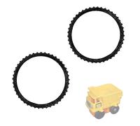 Tomy Big Loader Tyre Part Replacement - Construction Set Toy - Wheel Grip - Repair Motorised Chassis Truck - Compatible Palitoy 1977 - Big Big Loader - Thomas - Vintage Toy - Instructions - 2X Pack