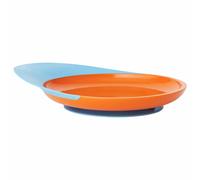 Tomy Boon Catch Baby Feeding Plate With Spill Catcher - Orange/Blue - B262
