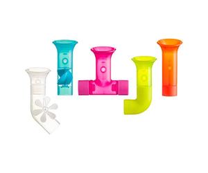 TOMY Boon Pipes Baby Bath Toy | Bath Accessories for Babies and Toddlers | 5 Multicoloured Water Pipes For Bath Time | Suitable For 1, 2, 3 and 4 Year Olds