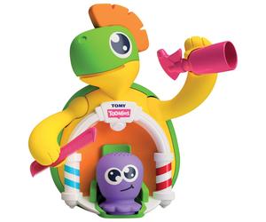 TOMY E72728 Toomies Turtle Bath Salon - Bubble Bath Hair Dresser Toy - Suitable From 3 years