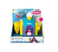 TOMY Toomies Foam Cone Factory Deluxe - Ice Cream Foam Maker Baby Bath Toys - Wall Mounted Bubble Bath Toys for Kids -