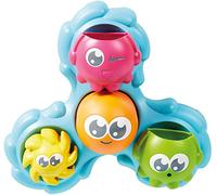 TOMY Games E72820C Spin & Splash Toomies Octopus Bath Toy for Water Play Suitable for 1, 2, 3 & 4 Year Olds Girls & Boys, Various